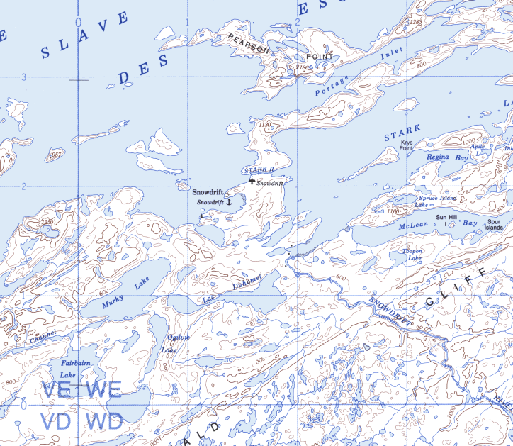 free topo maps canada, NWT